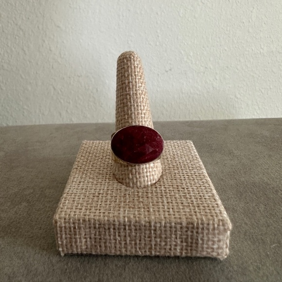 Rhodochrosite & Sterling Silver Ring by Jay King - Picture 2 of 8